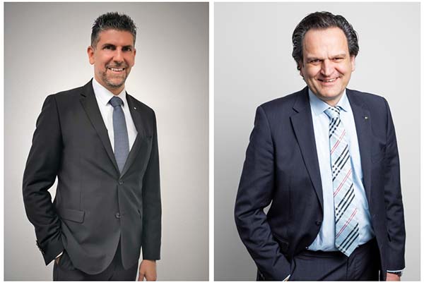 Maurizio Catino先生（左）将接替Christoph Reinkemeier博士（右）出任英特诺全球销售及服务执行副总裁一职，并出任集团管理层成员.jpg